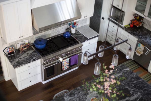 kitchen remodel overhead image